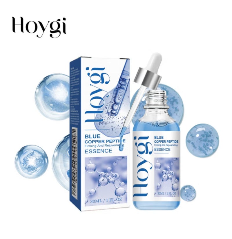 هويجي سيروم النحاس البيبتيد المضاد للشيخوخة 30 مل، مثبت سريرياً لتقليل التجاعيد، جوهر مضيء لبشرة مشرقة - Image 1